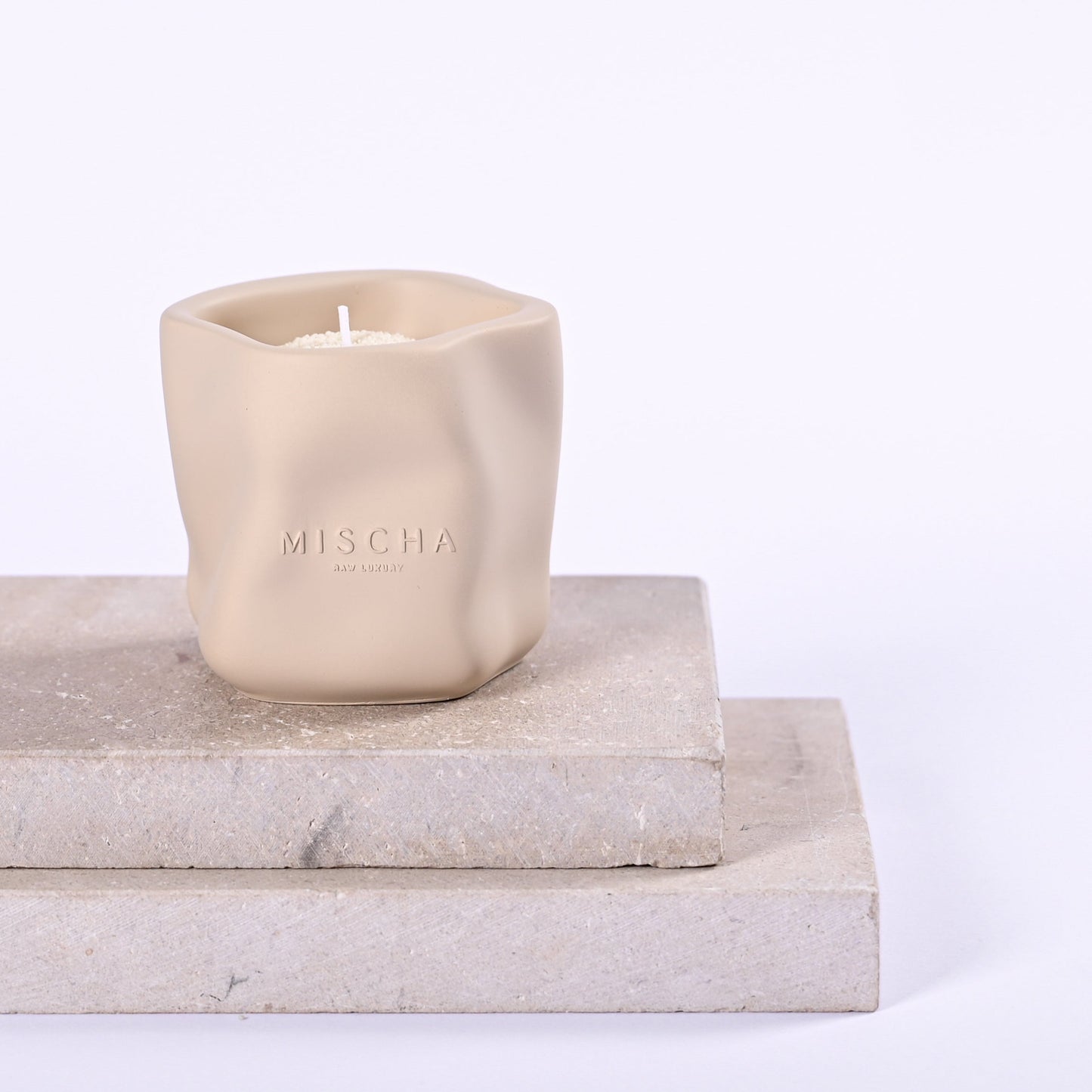Pearled Candle & Sand Vessel Set